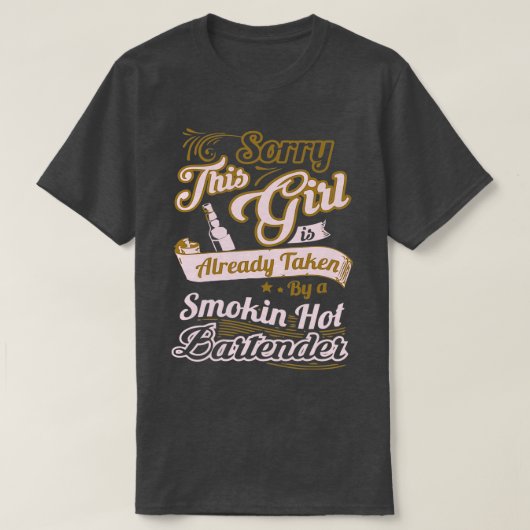 Barkeeper Herzschlag 2 T-Shirt (Design vorne)