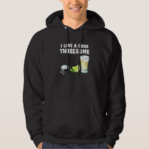 Barkeeper I Liebe Eine gute Drohung trinken Barten Hoodie