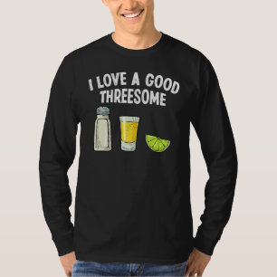 Barkeeper I Liebe Eine gute Drohung trinken Barten T-Shirt