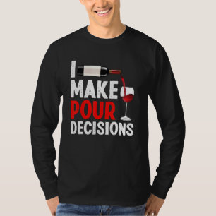Barkeeper I trifft Pour Decision Sperren Mixologi T-Shirt