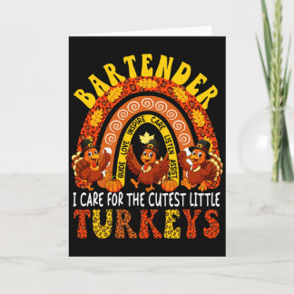 Barkeeper ich kümmere mich um die süßesten kleinen karte