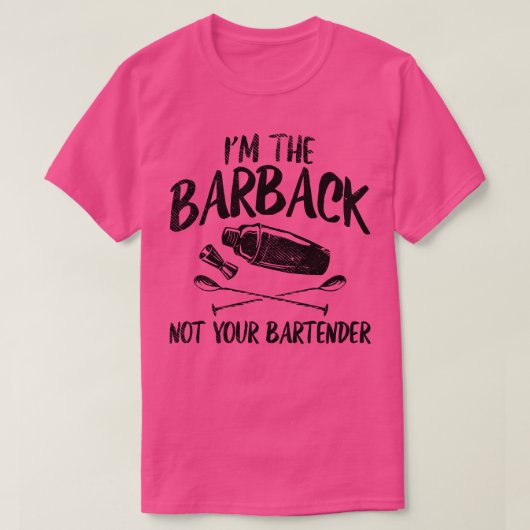 Barkeeper im Barback 1 T-Shirt (Design vorne)