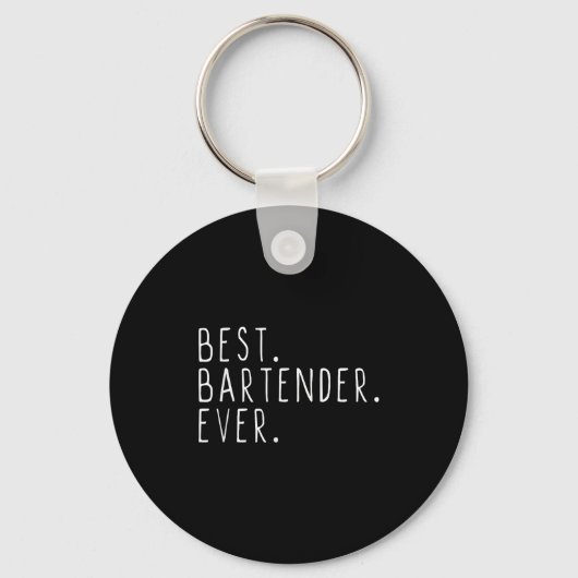 Barkeeper immer Cool Funny Bartending Geschenk Chr Schlüsselanhänger (Vorderseite)