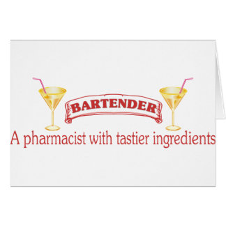 Barkeeper ist Apothekerin