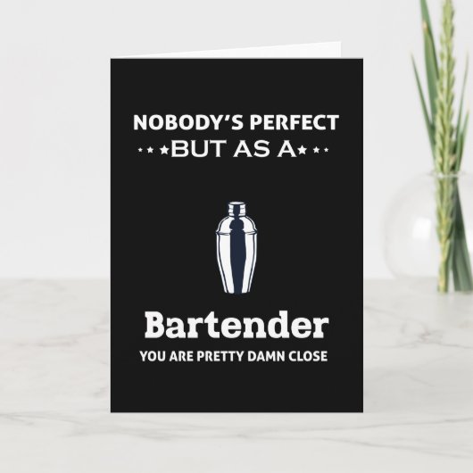 Barkeeper Karte (Vorderseite)