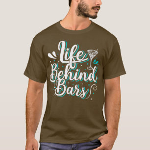 Barkeeper Leben hinter Bars Funny Bartending Cockt T-Shirt