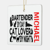 Barkeeper Lieben Cats CUSTOM Keramikornament (Links)