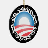 Barkeeper-Logo Keramik Ornament (Rechts)