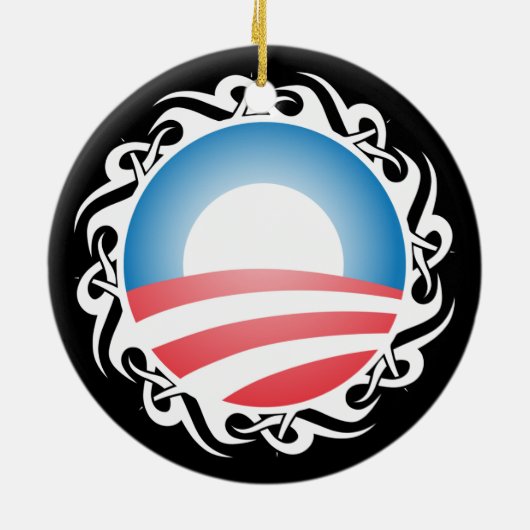 Barkeeper-Logo Keramik Ornament (Hinten)