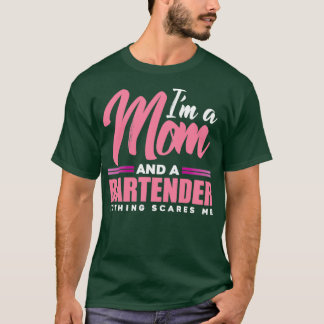 Barkeeper Mama Geschenk Idee T-Shirt
