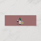 Barkeeper Mauve Mini Visitenkarte (Rückseite)