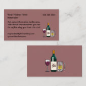 Barkeeper Mauve Visitenkarte (Vorne/Hinten)