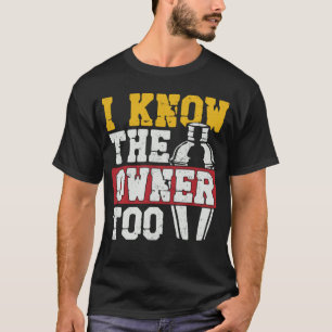 Barkeeper Mixologe ich kenne den Besitzer auch T-Shirt