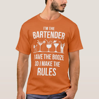 Barkeeper Mixologe regiert Geschenk T-Shirt