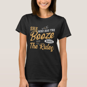 Barkeeper Mixologin Sie Die Den Alkohol Hat Macht T-Shirt