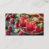Barkeeper Mixologist Business Cards Visitenkarte (Vorderseite)