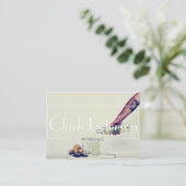 Barkeeper Mixologistgrün-Geschäftskarte Visitenkarte (Stehend Vorderseite)