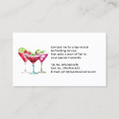 Barkeeper Mixology Magic: Gefallen an der Nachfrag Visitenkarte (Rückseite)