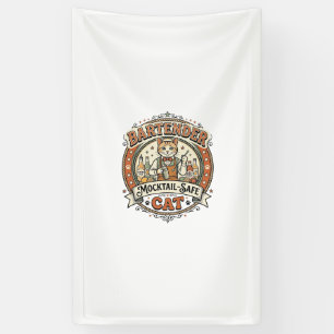 Barkeeper Mocktail-sicher Katze Barkeeper Mocktail Banner