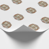 Barkeeper Mocktail-sicher Katze Barkeeper Mocktail Geschenkpapier (Ecke)