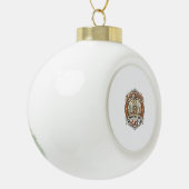 Barkeeper Mocktail-sicher Katze Barkeeper Mocktail Keramik Kugel-Ornament (Links)