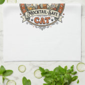 Barkeeper Mocktail-sicherer Katze Barkeeper Mockta Geschirrtuch (Gefaltet)