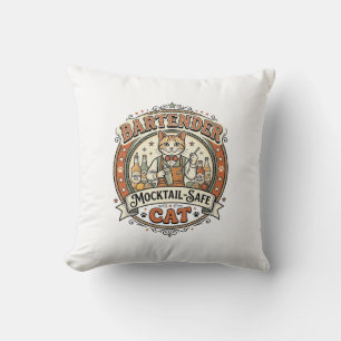 Barkeeper Mocktail-sicherer Katze Barkeeper Mockta Kissen