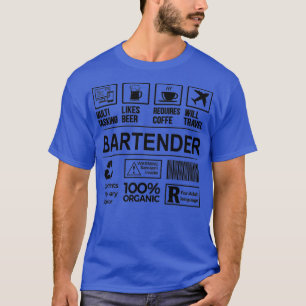 Barkeeper MultiTasking - zertifizierter Job-Gesche T-Shirt