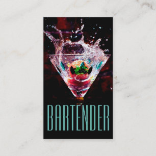 Barkeeper Nachtleben Visitenkarte