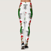 Barkeeper obama santa clus Leggings (Rückseite)
