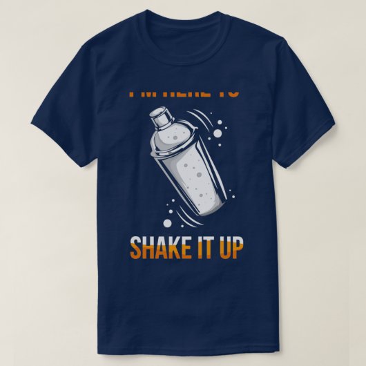 Barkeeper Party Cocktail Shaker Pub 3 T-Shirt (Design vorne)