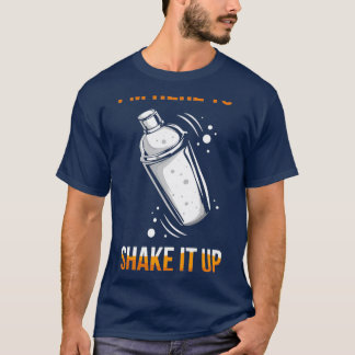 Barkeeper Party Cocktail Shaker Pub 3 T-Shirt