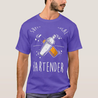 Barkeeper Party Cocktail Shaker Puff 6 T-Shirt