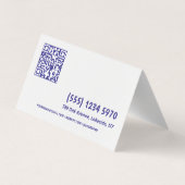 Barkeeper QR Falsche Visitenkarte Visitenkarten (Rückseite)