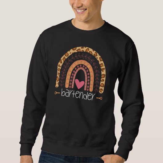 Barkeeper Rainbow Boho Sweatshirt (Vorderseite)