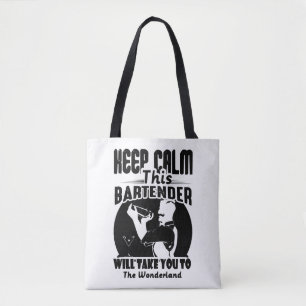 Barkeeper Shirt - Ruhe Behalten Dieser Barkeeper T Tasche