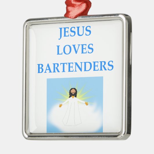 BARKEEPER SILBERNES ORNAMENT (Links)