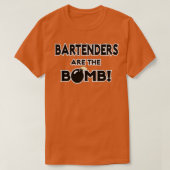 Barkeeper sind die Bombe T-Shirt (Design vorne)