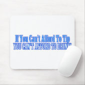 Barkeeper Sprichwort Mousepad (Mit Mouse)