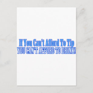 Barkeeper Sprichwort Postkarte