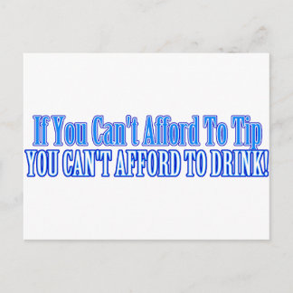 Barkeeper Sprichwort Postkarte