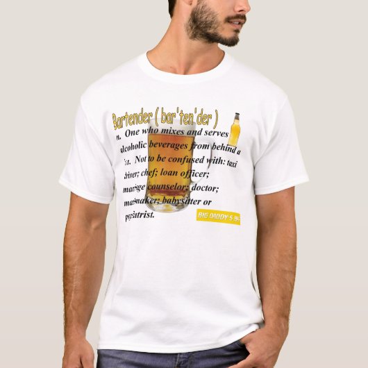 Barkeeper T-Shirt (Vorderseite)