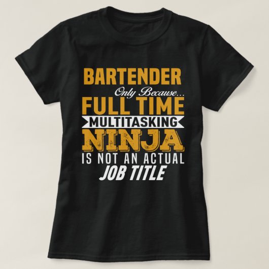 Barkeeper T-Shirt (Design vorne)