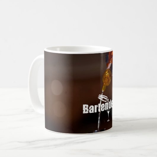 Barkeeper Tasse (Vorderseite Links)