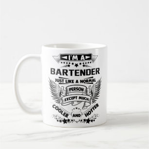 Barkeeper-Tassen-als Barmixer arbeitende Kaffeetasse