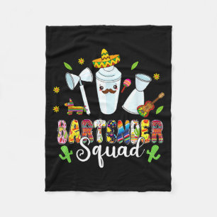 Barkeeper-Team lässt Fiesta Cinco De Mayo Mexikani Fleecedecke