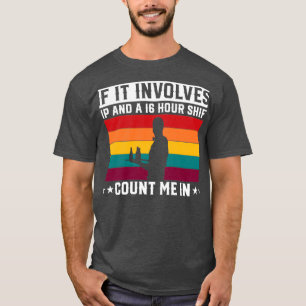 Barkeeper Tip Serve Kellnerin T-Shirt