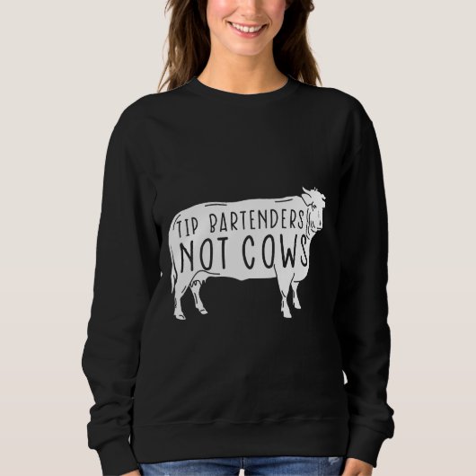 Barkeeper-Tipp-Barkeeper, die den Server nicht abk Sweatshirt (Vorderseite)