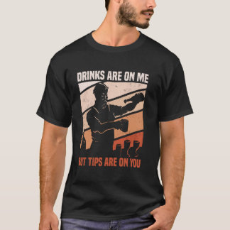 Barkeeper Tipps für Bar Mixologys stehen auf Ihnen T-Shirt