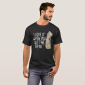 Barkeeper Tipps für den Fachhändler Barkeeper Bart T-Shirt (Vorne ganz)